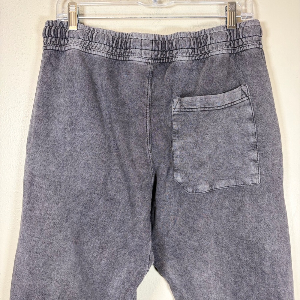 Love and Farewell Mineral Wash Butterfly Heart Joggers Charcoal Sweatpants M - Picture 7 of 13